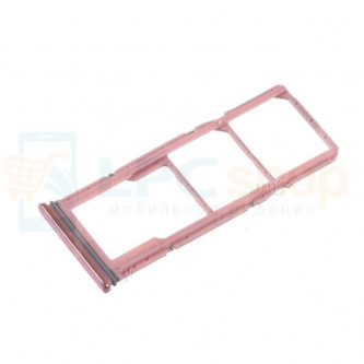 Лоток SIM Samsung A9 2018 A920FD Розовый