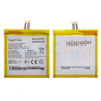 АКБ Alcatel TLp017A2 ( OT-6012X / OT-6012D / OT-6014X / OT-6015X / OT-6016X / OT-6016D ) без упаковки 1700mAh