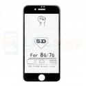 5D Бронестекло (защитное стекло) для Iphone 7 / Iphone 8 (полное покрытие 5D) 0,3мм Черное