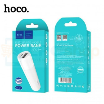 Аккумулятор (Power Bank) Hoco B35 2600 mAh (2A) Белый