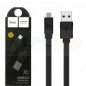 Кабель MicroUSB  Hoco X5 (плоский) Черный