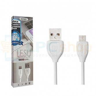 Кабель MicroUSB  Remax RC-050m Белый