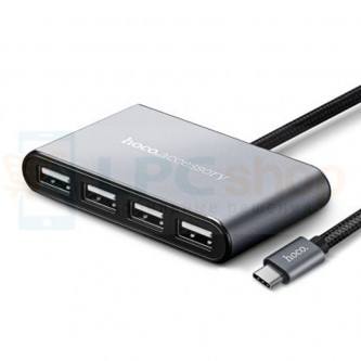 Адаптер Type-C - USB Hoco HB3 (4 x USB)