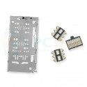 Коннектор SIM + MicroSD Samsung A750F / A920F / A105 / A505