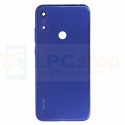 Крышка(задняя) Huawei Honor 8A Синий (с вырезом под отпечаток)