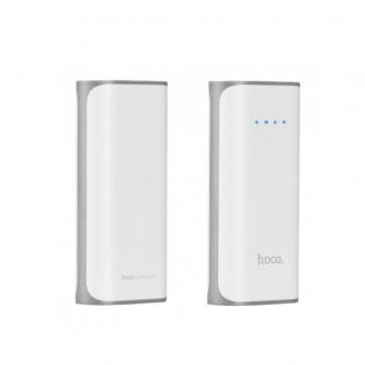 Аккумулятор (Power Bank) Hoco B21 5200 mAh (2A, с фонариком) Белый