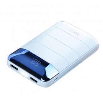 Аккумулятор (Power Bank) Hoco B29 10000 mAh (2A, 2USB, с дисплеем) Белый