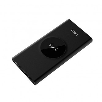 Аккумулятор (Power Bank) Hoco J37 10000 mAh (2A, беспроводная зарядка) Черный
