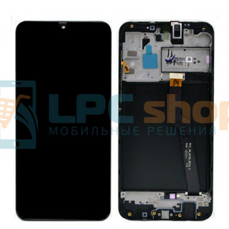 Дисплей для для Samsung A10 A105 c рамкой Черный - Оригинал