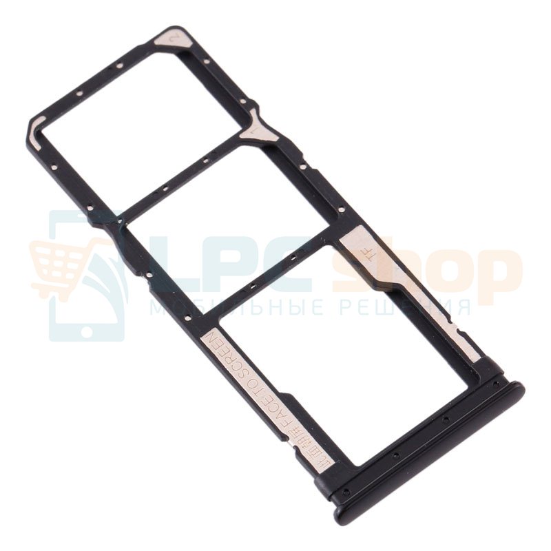Лоток сим карт Xiaomi Redmi Note 8 / Note 8T / Note 8 2021 M1908C3JGG Черный