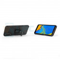 Защитный чехол - накладка для Samsung A70 A705 Черный (с магнитном для держателя и кольцом)