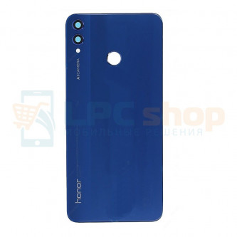 Крышка(задняя) Huawei Honor 8X Синяя с линзой камеры