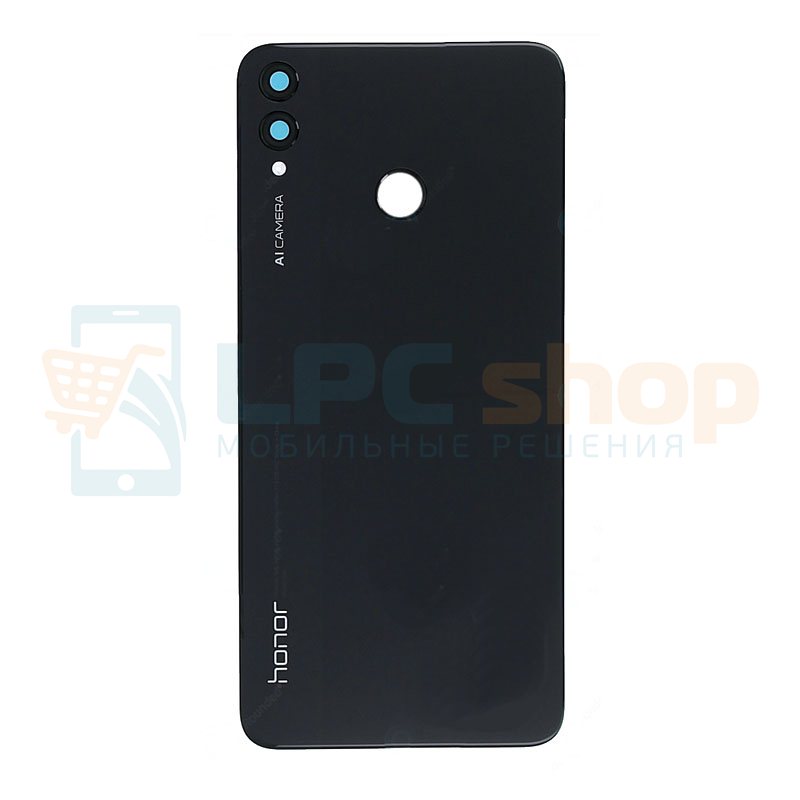 Крышка(задняя) Huawei Honor 8X Черная с линзой камеры