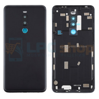 Задняя крышка Meizu Note 8 Черная с линзой камеры