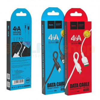 Кабель MicroUSB  Hoco X33 (4A) Черный
