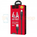 Кабель MicroUSB  Hoco U53 (4A) Черный