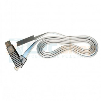 Кабель USB - 3в1 для [iPhone / MicroUSB / Type-C] Remax RC-073th (плоский) Белый