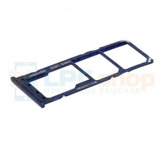 Лоток SIM для Samsung A10 A105F Синий