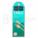 Кабель MicroUSB  Hoco X2 (оплетка нейлон) Золото