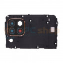Рамка материнской платы Huawei P40 Lite с линзой камеры (черная)