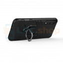 Защитный чехол - накладка для Huawei P20 Pro Черный (с магнитом для держателя и кольцом)
