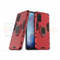 Защитный чехол - накладка для Samsung Galaxy S20+ G985F Красный (с магнитом для держателя и кольцом)