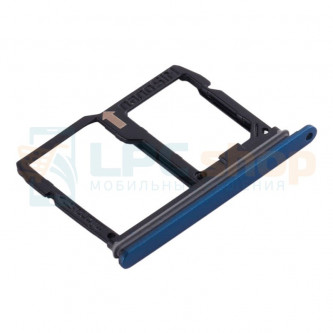 Контейнер сим карты и карты памяти LG Q Stylus Plus Q710 Синий