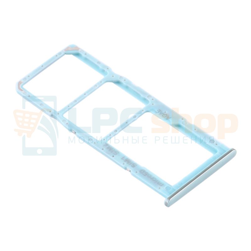 Лоток сим карты и карты памяти Samsung A51 A515 / A71 A715F Голубой
