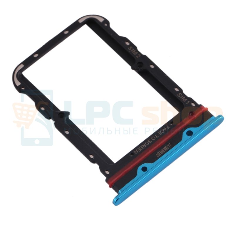 Лоток сим карты Xiaomi Mi Note 10 / Mi Note 10 Pro / MI Note 10 Lite Зеленый (Aurora Green)