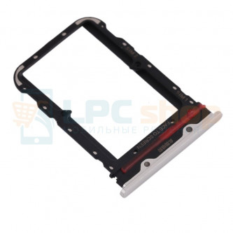 Контейнер сим карты Xiaomi Mi Note 10 / Mi Note 10 Pro / MI Note 10 Lite Белый (Glacier White)