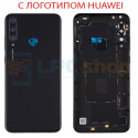 Крышка(задняя) для Huawei Y6p Черный + Линза камеры