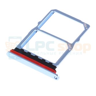 Лоток сим карты Huawei P30 Синий для Breathing Crystal (Dual Card Version)