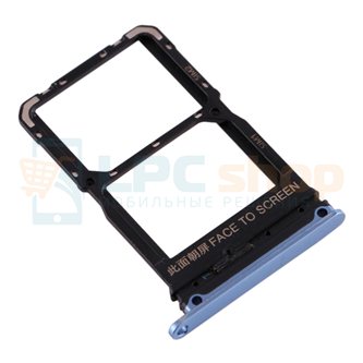 Лоток сим карты Xiaomi Mi 10 Cерый для Twilight Grey (Dual Card Version)