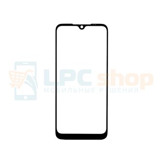 Стекло (для замены / переклейки) Xiaomi Redmi Note 8T Черное