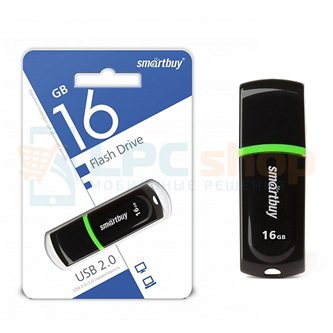 Память USB Flash 16GB Smart Buy Paean Черный