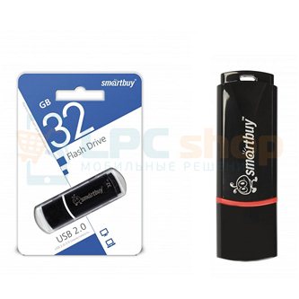 Память USB Flash 32GB Smart Buy Crown Черный