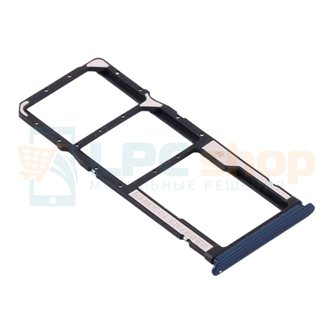 Лоток сим карты Xiaomi Redmi Note 9 / Redmi 10X 4G Черный