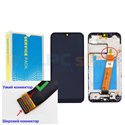 Дисплей для Samsung A015F (A01) c рамкой Черный (Узкий коннектор) - Оригинал