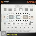 AMAOE BGA трафарет Samsung (SAM12 v3) S20 / SM8250 / Exynos990 / SDR865 / MAX77705F / SMR526 / PM8150C / PM8250 / S5200A / SDX55