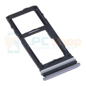 Контейнер сим карты Samsung A52 A525F / A52S A528B Черный