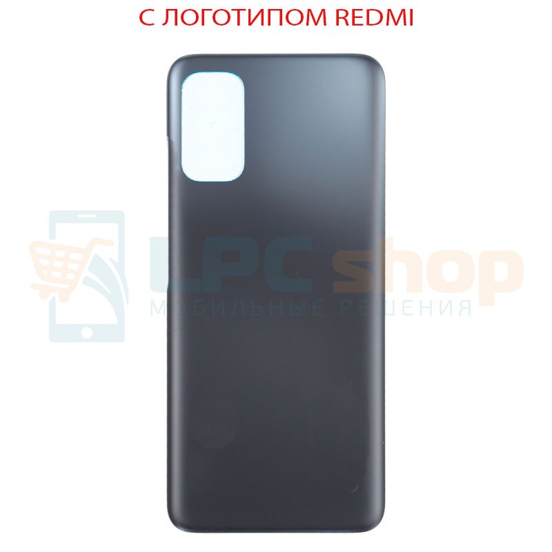 Крышка(задняя) для Xiaomi Redmi Note 10 Pro M2101K6G Черный глянцевая