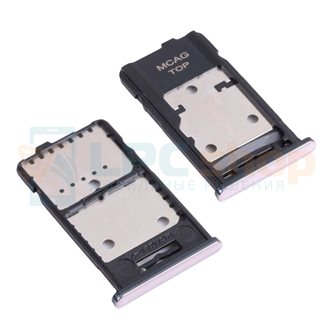 Лоток сим карты Samsung Galaxy M31s M317F Серебро