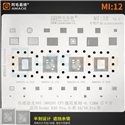 AMAOE BGA Трафарет Xiaomi (MI12) SM8250 / Redmi K30 Pro / Mi 10 / 10 Pro / PM8150 / PM8250 / 77040 / 78190-31 / SDX865 / QCA391