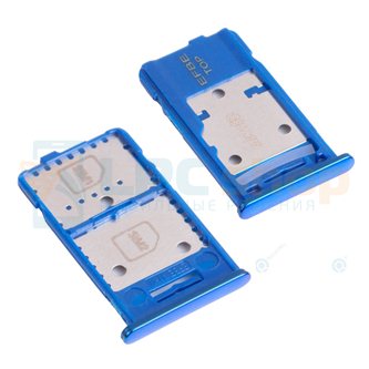 Лоток сим карты для Samsung M31s M317F Синий
