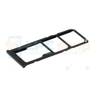 Лоток сим карты для Samsung M31 M315F Черный (для черного, красного, синего)