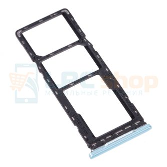 Лоток сим карты для Infinix Hot 10s / Hot 10T X689B X689 X689C Серебро