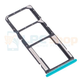 Контейнер сим карты Xiaomi Redmi 9T / Redmi Note 9 M2003J15S Зеленый