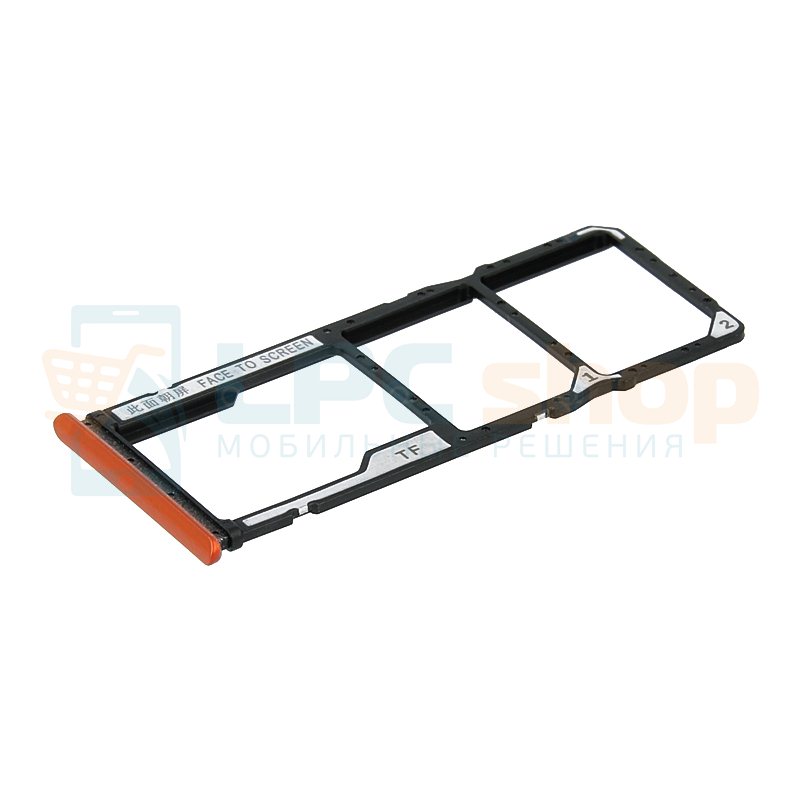 Лоток сим карты Xiaomi Redmi 9T / Redmi Note 9 M2003J15S Красный