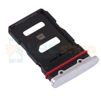 Контейнер сим карты для Asus Zenfone 8 ZS590KS Серебро