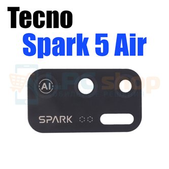 Стекло задней камеры Tecno Spark 5 Air KD6a Черное